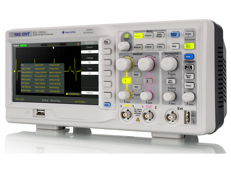 Osciloscópio Digital Siglent SDS1052DL 50 MHz 2 canais